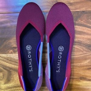 Colorblock Size 8 Rothy’s Flat Shoe